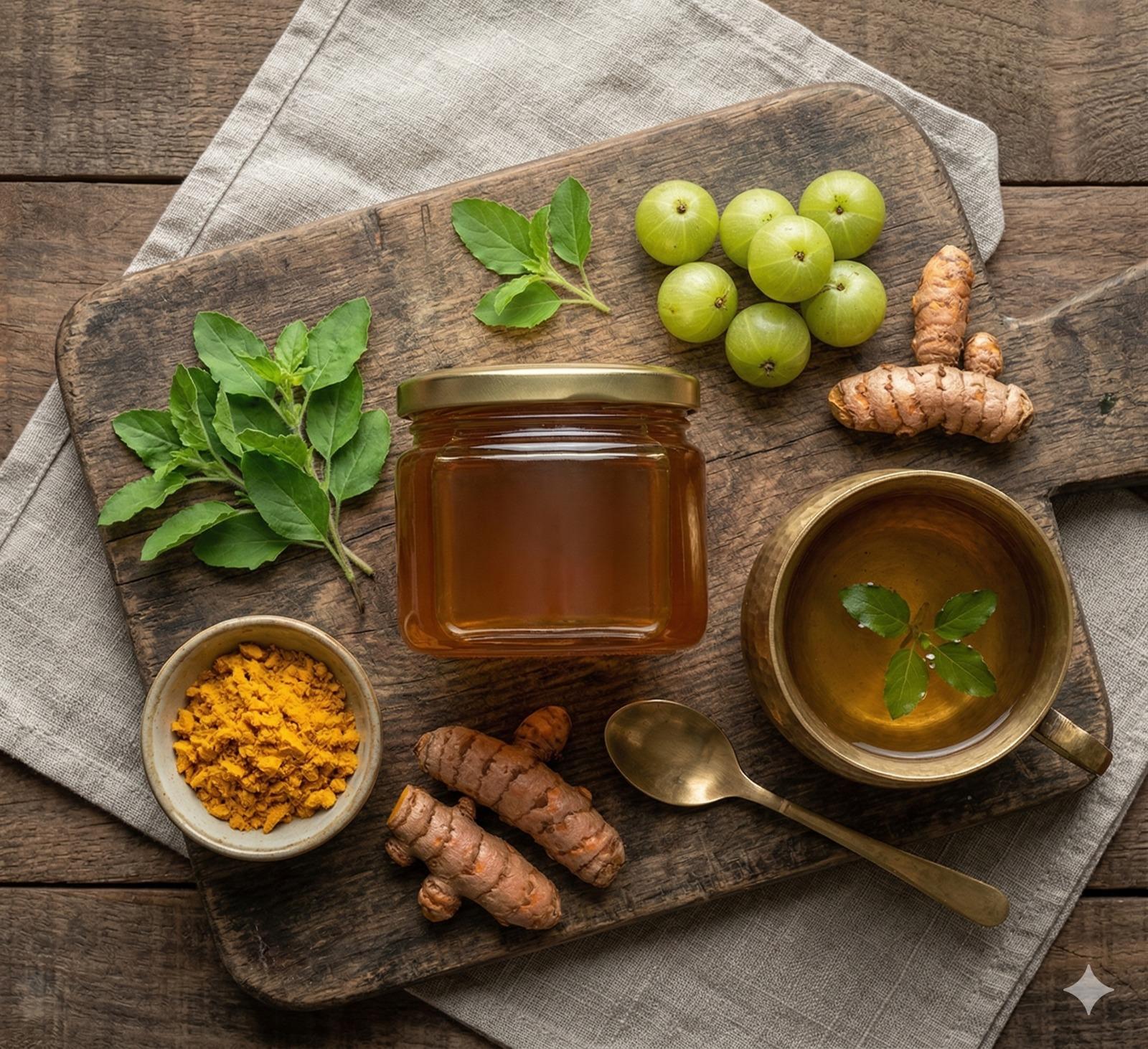 Ayurvedic herbs and natural immunity boosters